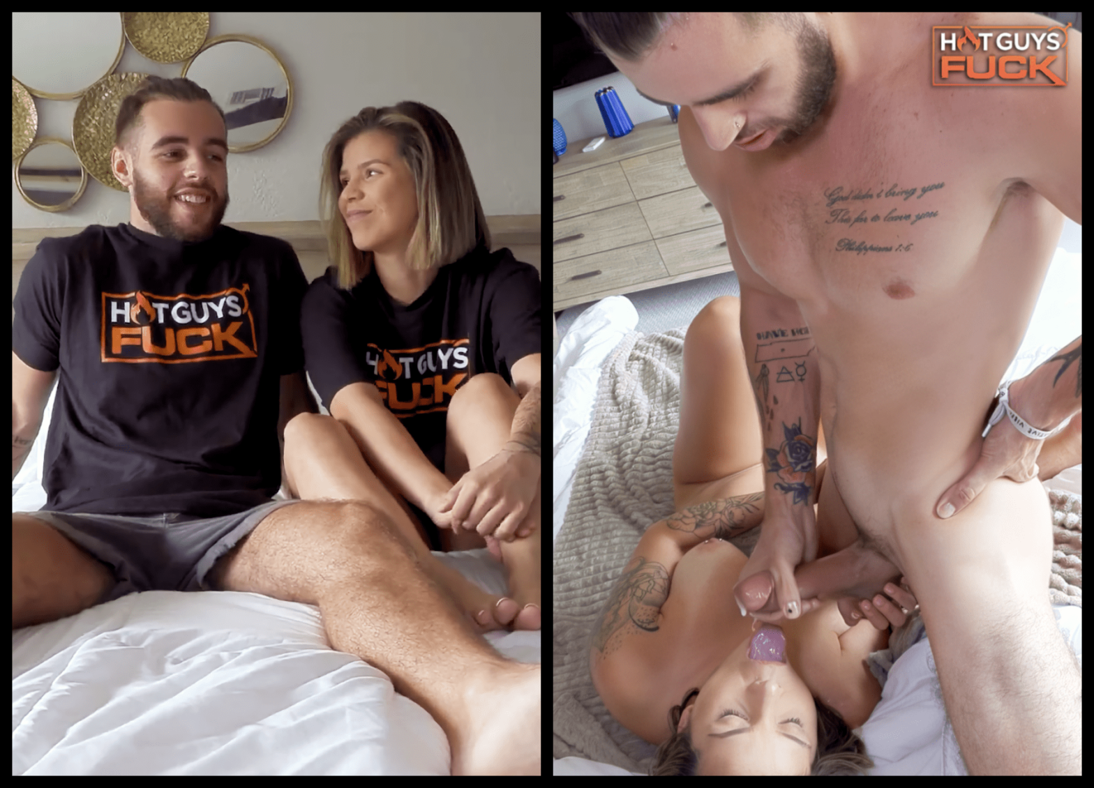 Kellan Hartmann and Meghan Taylor - How it Started and How it Ended - HotGuysFuck Cumshot